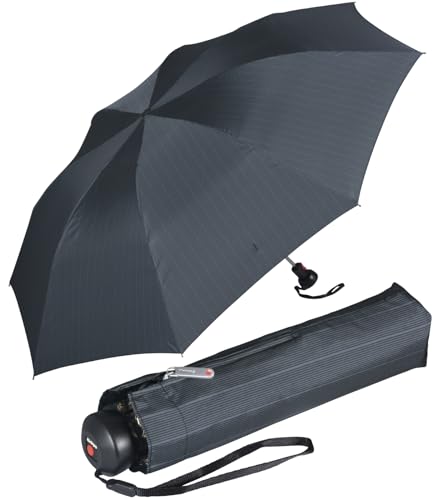 Knirps Herren Taschenschirm Minimatic SL Gents Print 720 - Stripe von Knirps