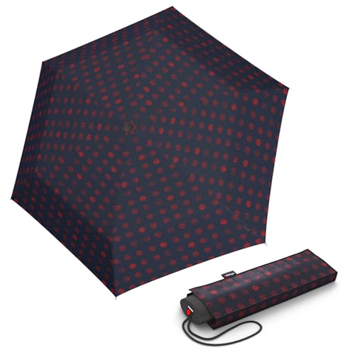 Knirps IS.050 Pinta Sailor Regenschirm Mit Schirmtasche I Kleiner Taschenschirm Für Unterwegs I Handöffner I Sturmfest & Leicht I Mini Schirm von Knirps