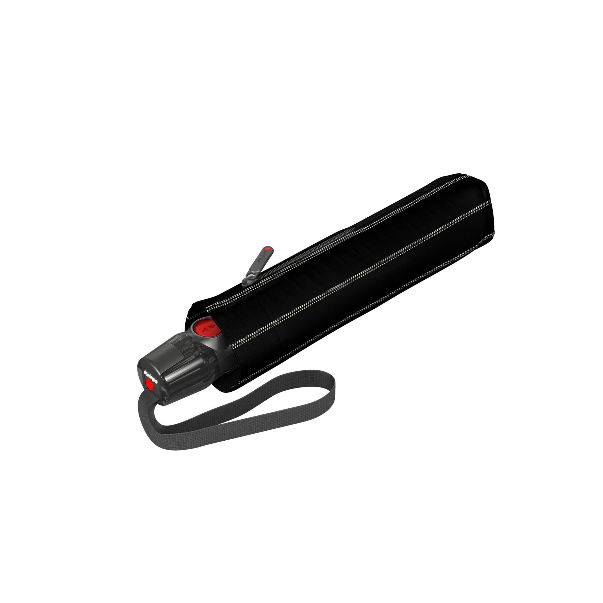 Knirps - Knirps T.200 medium duomatic gatsby black Grau - Gr. - M von Knirps