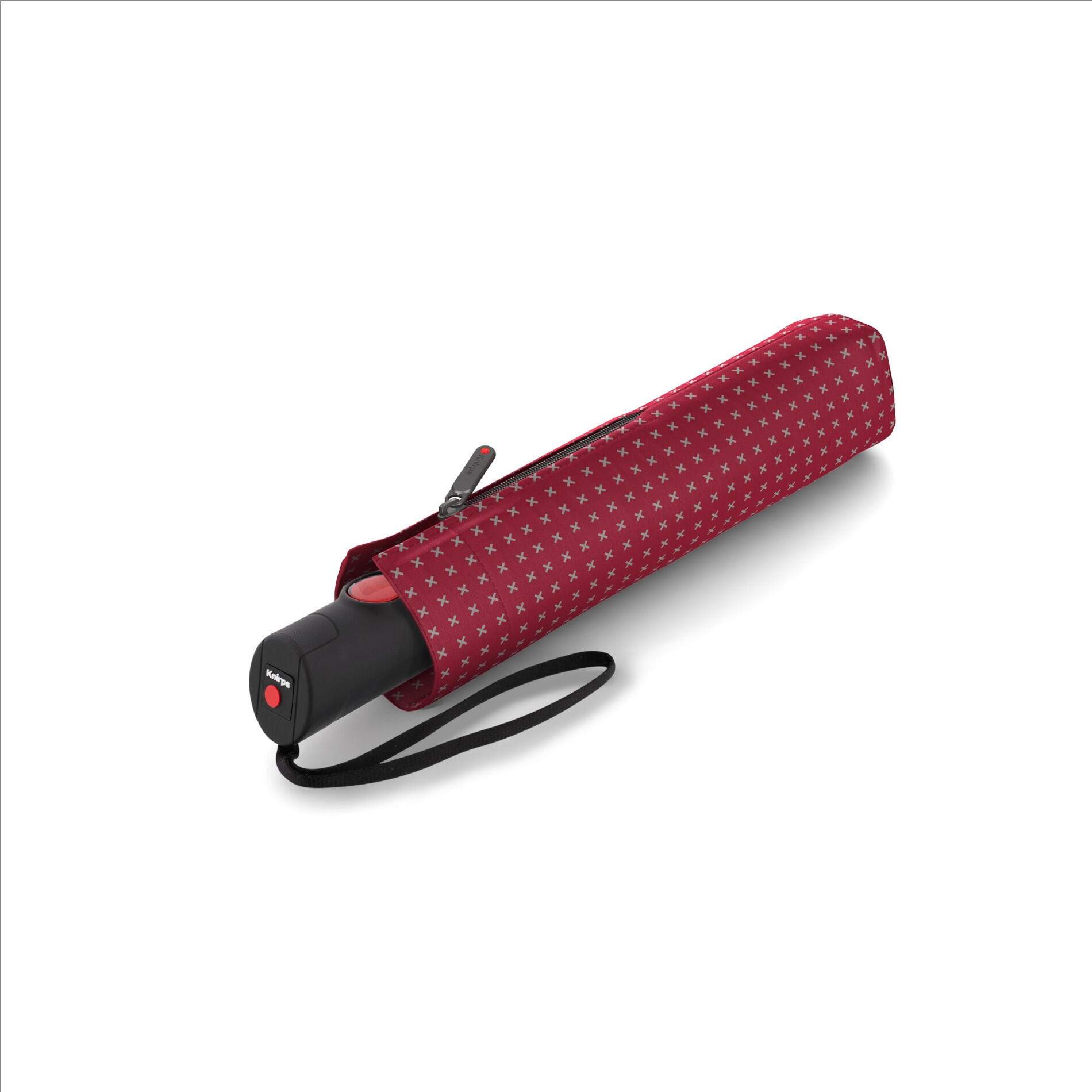 Knirps - Knirps T.205 Duomatic M - cross red Koffer24 von Knirps