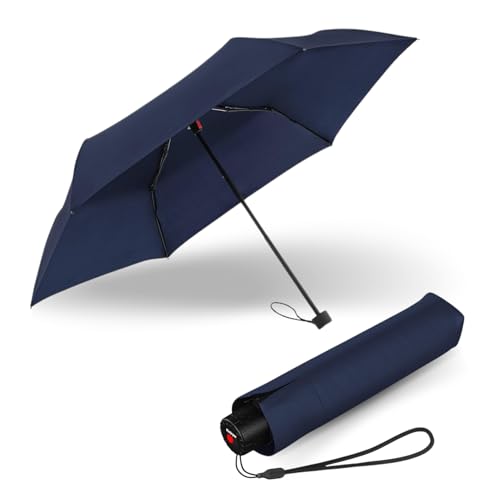 Knirps Regenschirm C.050 Small Manual Navy mit Schirmtasche I kleiner Regenschirm für unterwegs I Handöffner Taschenschirm I Regenschirm windstabil & leicht I Mini Schirm Knirps Regenschirm C.050 Small Manual Navy mit Schirmtasche I kleiner Regenschirm für unterwegs I Handöffner Taschenschirm I Regenschirm windstabil & leicht I Mini Schirm von Knirps
