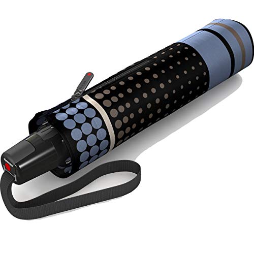 Knirps Regenschirm Fiber T2 Duomatic - Rain Dots Opal von Knirps