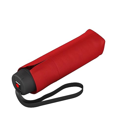 Knirps Regenschirm I.010 Small Manual mit Schirmtasche I kleiner Regenschirm für unterwegs I Handöffner Taschenschirm I Regenschirm windstabil & leicht I Mini Schirm von Knirps