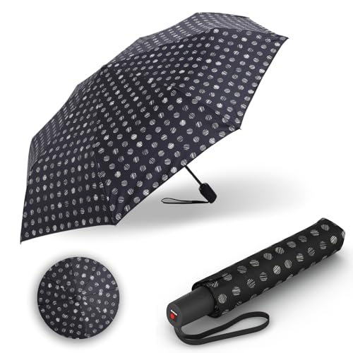 Knirps Regenschirm I.200 Medium Duomatic in Pinta Classic mit Schirmtasche I kleiner Taschenschirm mit Drucktaste I Regenschirm automatisch & kompakt I Taschenregenschirm leicht & sturmfest Knirps Regenschirm I.200 Medium Duomatic in Pinta Classic mit Schirmtasche I kleiner Taschenschirm mit Drucktaste I Regenschirm automatisch & kompakt I Taschenregenschirm leicht & sturmfest von Knirps
