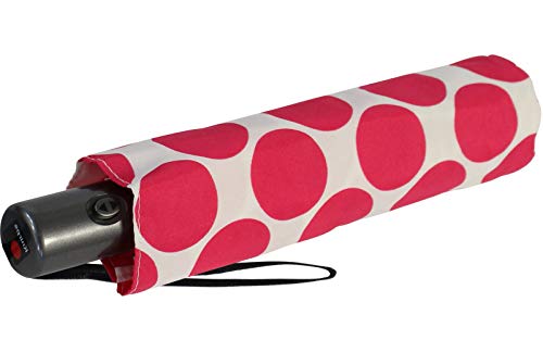 Knirps Regenschirm Slim Duomatic - klein und leicht mit Auf-Zu Automatik - Recife margherita von Knirps