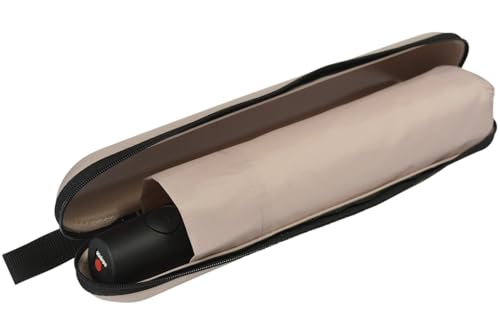 Knirps Regenschirm Taschenschirm mit Auf-Zu-Automatik Travel Duomatic im Case - Rose von Knirps