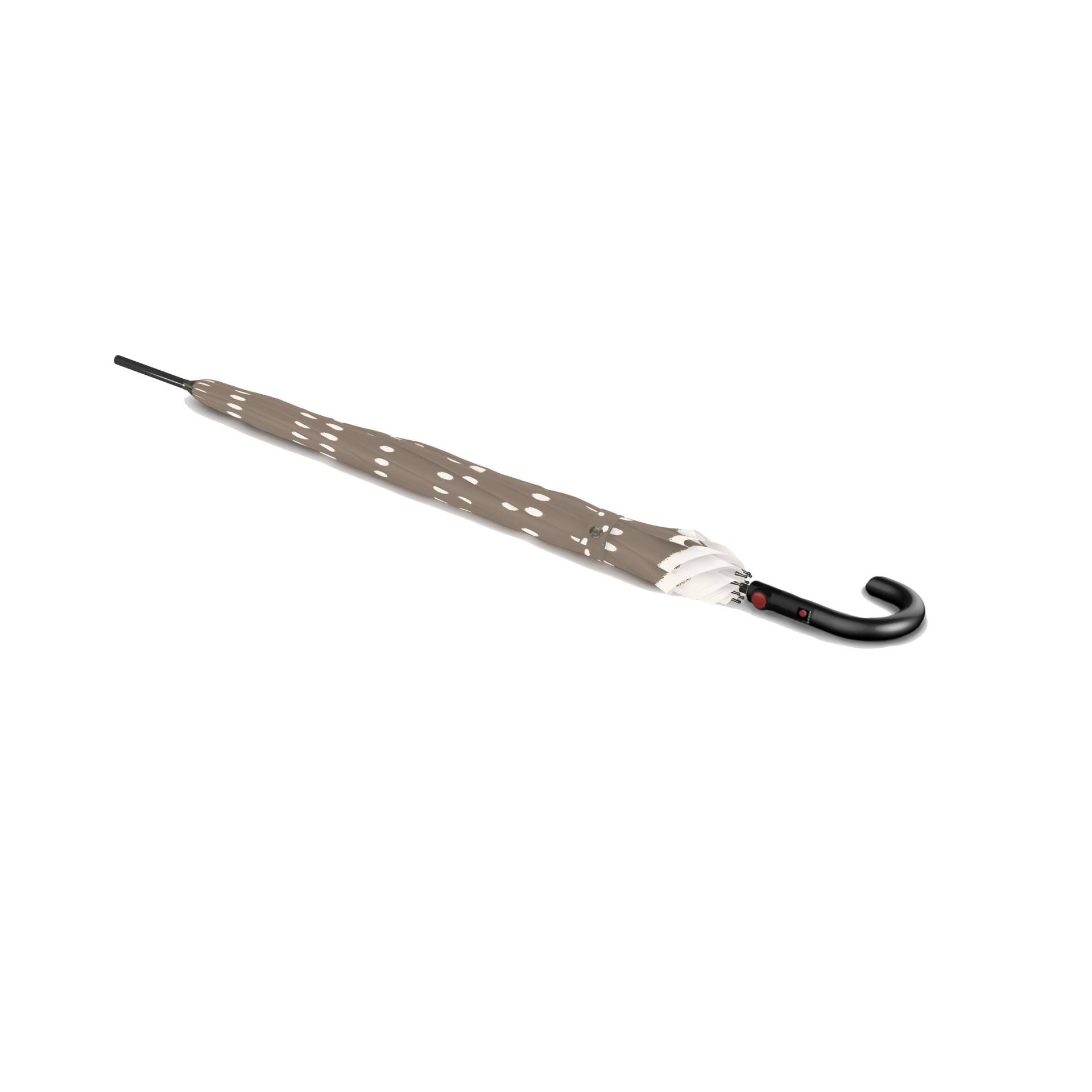 Knirps - T.SERIES Stockschirm T.703 Stick Automatic Dot Art Taupe von Knirps