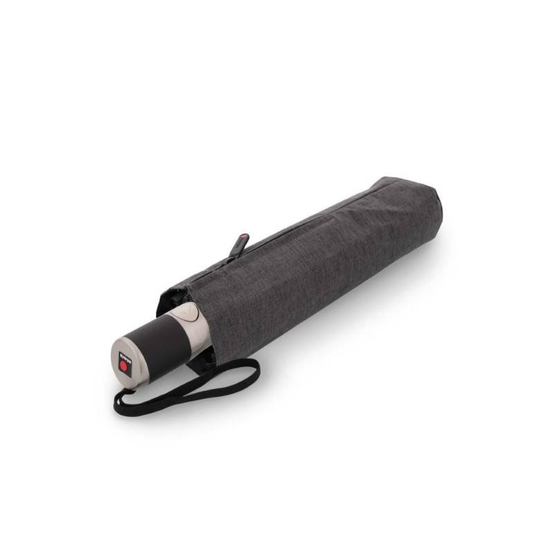 Knirps - Taschenschirm Chrome Matt Dumatic Melange Black Dunkelgrau von Knirps