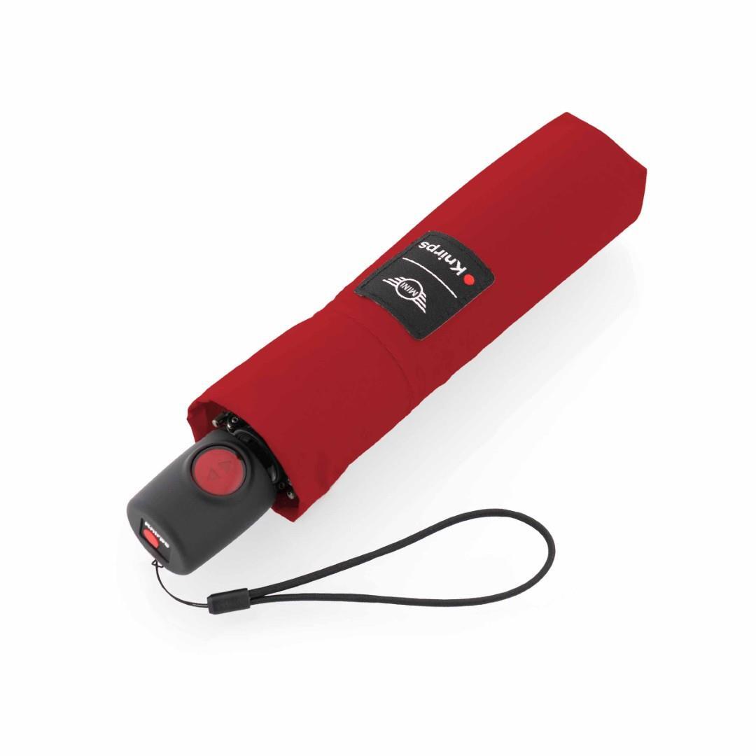 Knirps - Taschenschirm Mini Duomatic New Dark Chili Dunkelrot von Knirps