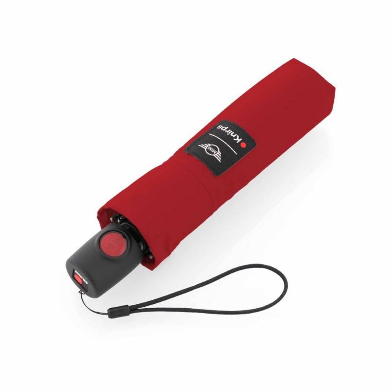Knirps - Taschenschirm Mini Duomatic New Dark Chili Dunkelrot von Knirps