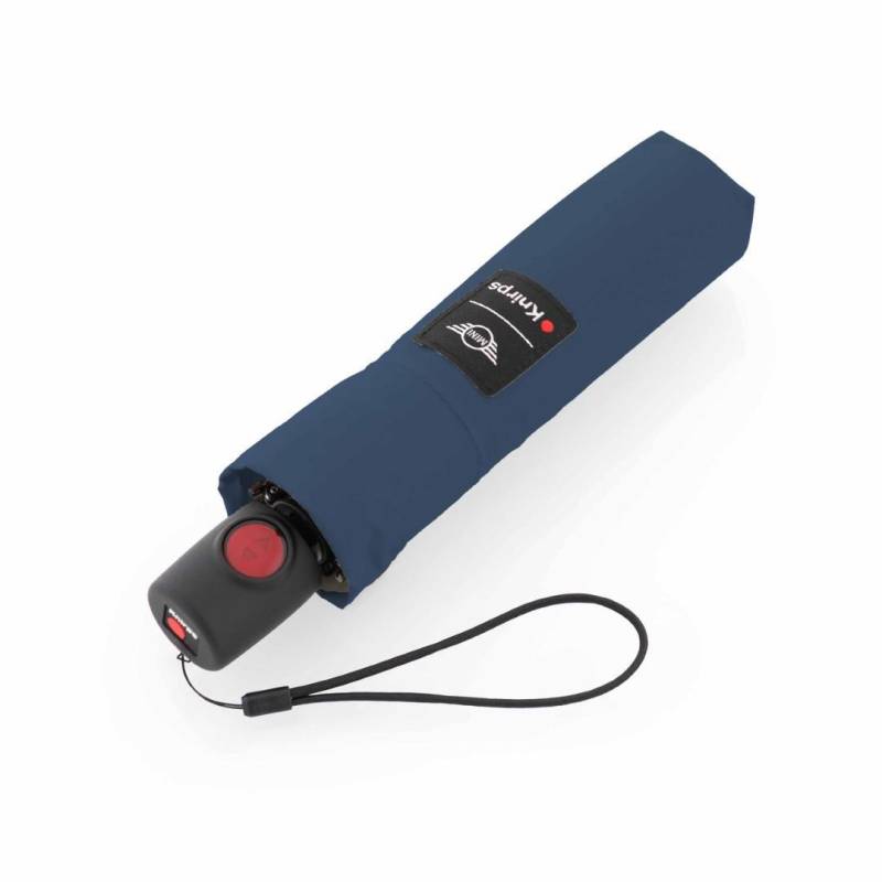 Knirps - Taschenschirm Mini Duomatic New Sunset Navy Dunkelblau von Knirps