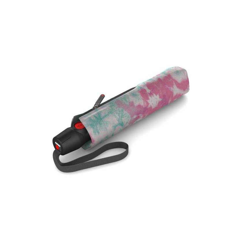 Knirps - Taschenschirm T.201 Medium Duomatic Newbatik Mint Multicolor von Knirps