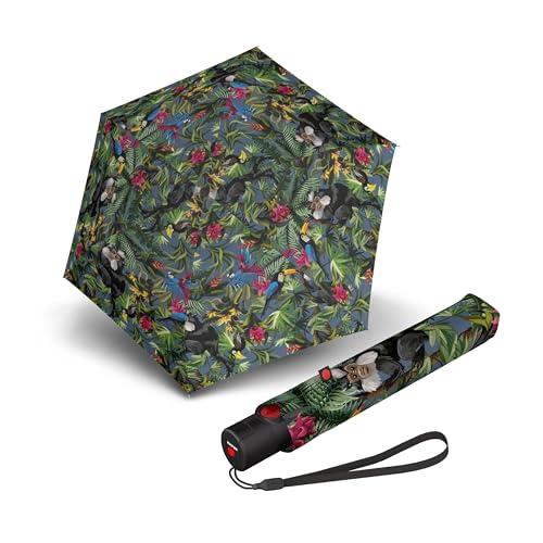 Knirps- U.200 Ultraleichter Duomatic-Regenschirm mit automatischem Öffnen - Kompakter winddichter Regenschirm für Regen - Reiseschirm für Erwachsene - Einziehbarer Regenschirm mit 97 cm Du von Knirps