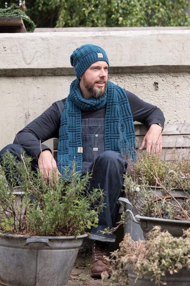 Knit Factory Beanie Bobby Besonderes Strukturmuster von Knit Factory