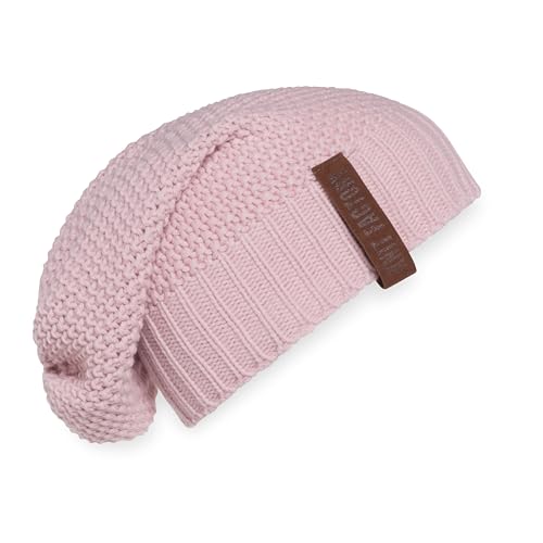 Knit Factory - Coco Mütze - Strickmütze für Damen und Herren - Slouch Beanie - Wintermütze mit Wolle - Hochwertige Qualität - Rosa von KNIT FACTORY