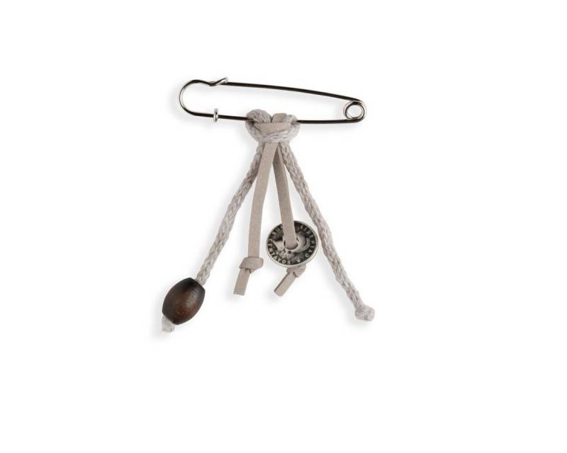 Knit Factory Brosche Brosche Iced Clay (1-tlg), brosche Anstecker von Knit Factory