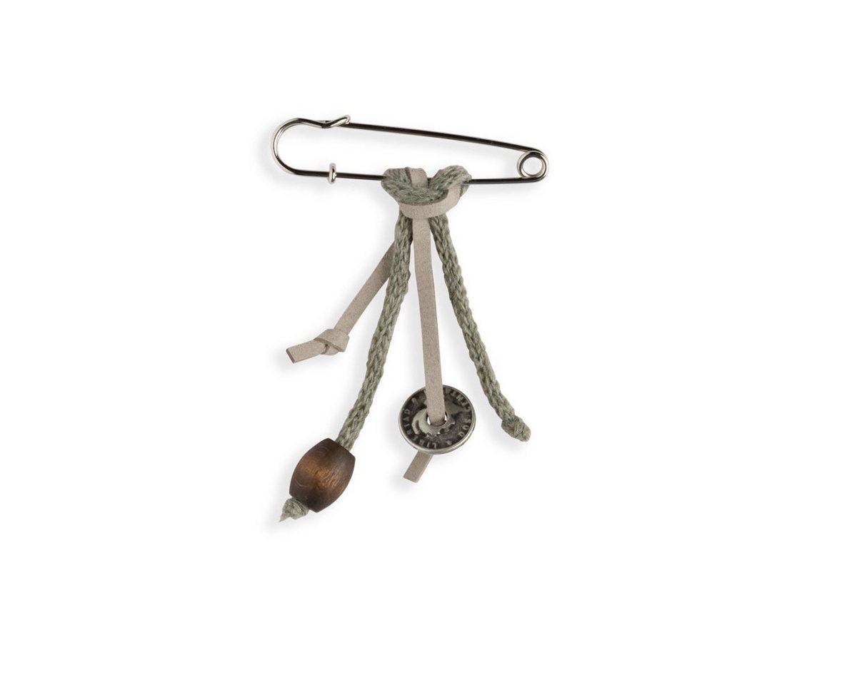 Knit Factory Brosche Brosche Urban Green (1-tlg), brosche Anstecker von Knit Factory