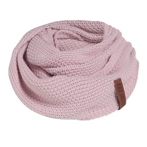KNIT FACTORY - Coco Loop Schal - Gestrickter Schlauchschal - Für Damen und Herren - Herbst & Winter Essentials - Zeitloses Mode-Accessoire - Strickschal mit Wolle - Hochwertige Qualität - Rosa von KNIT FACTORY
