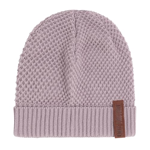 KNIT FACTORY - Jazz Mütze - Strickmütze für Damen und Herren - Beanie - Herbst & Winter Essentials - Zeitloses Mode-Accessoire - Wintermütze mit Wolle - Hochwertige Qualität - Mauve von KNIT FACTORY