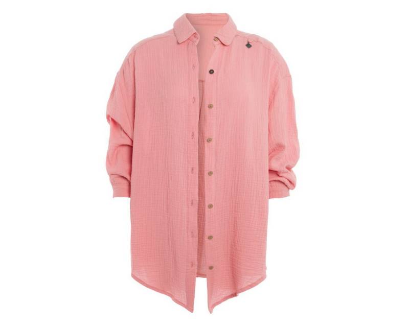 Knit Factory Klassische Bluse Yuki Bluse Rosa 36/44 (1-tlg) Bluse Blusenkleid von Knit Factory