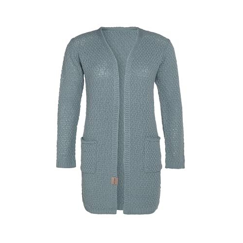 KNIT FACTORY - Luna Strickjacke - Mittellange Damen Strickjacken mit Taschen - Cardigan mit Wolle - Grobstrickjacke - Hochwertige Qualität - Stone Green - 40/42 KNIT FACTORY - Luna Strickjacke - Mittellange Damen Strickjacken mit Taschen - Cardigan mit Wolle - Grobstrickjacke - Hochwertige Qualität - Stone Green - 40/42 von KNIT FACTORY