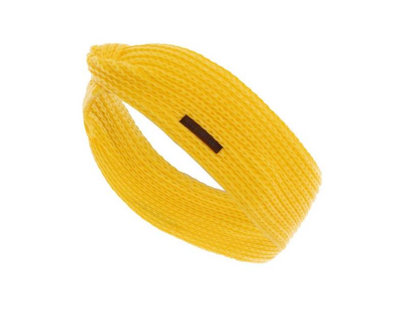Knit Factory Stirnband Joy Stirnband Canario Yellow One Size (Set, 1-St., Spar-Set) Strick accesoires Wohnen sale winter herbst deko mode Damen Herren von Knit Factory