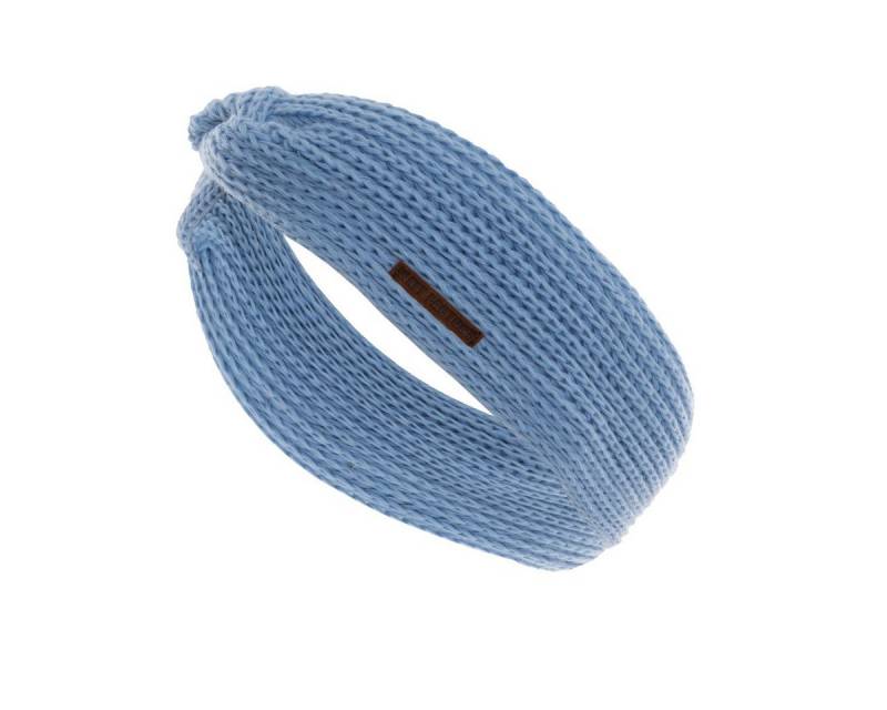 Knit Factory Stirnband Joy Stirnband Crystal Blue One Size (Set, 1-St., Spar-Set) Strick accesoires Wohnen sale winter herbst deko mode Damen Herren von Knit Factory