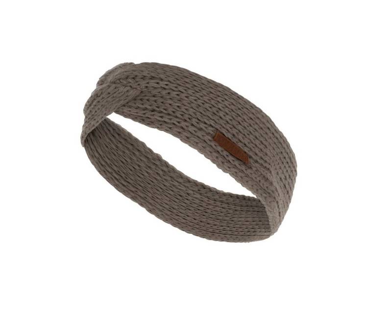 Knit Factory Stirnband Joy Stirnband Marron One Size (Set, 1-St., Spar-Set) Strick accesoires Wohnen sale winter herbst deko mode Damen Herren von Knit Factory