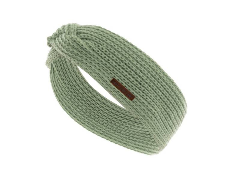 Knit Factory Stirnband Joy Stirnband Sage Green One Size (Set, 1-St., Spar-Set) Strick accesoires Wohnen sale winter herbst deko mode Damen Herren von Knit Factory