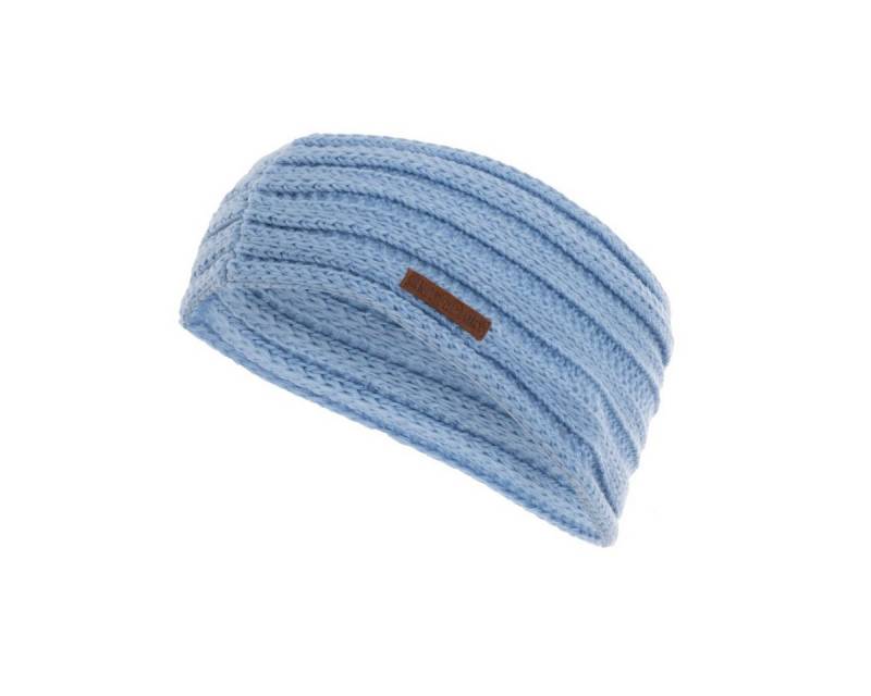 Knit Factory Stirnband Nica Stirnband Crystal Blue One Size Gestreift (Set, 1-St., Spar-Set) Strick accesoires Wohnen sale winter herbst deko mode Damen Herren von Knit Factory