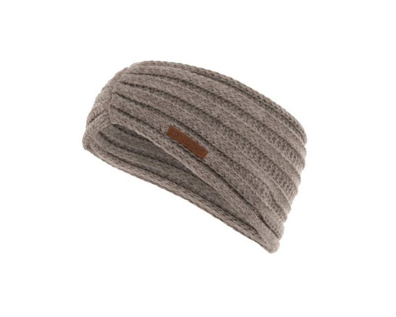 Knit Factory Stirnband Nica Stirnband Marron One Size Gestreift (Set, 1-St., Spar-Set) Strick accesoires Wohnen sale winter herbst deko mode Damen Herren von Knit Factory
