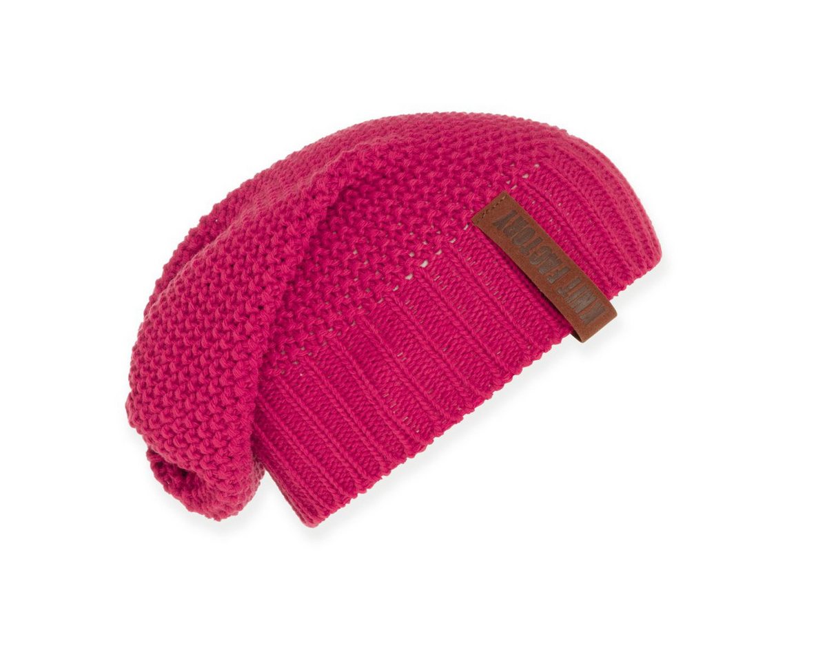 Knit Factory Strickmütze Coco Mütze Fuchsia (1-St) Mütze Strickmütze Wollmütze unifarbend von Knit Factory