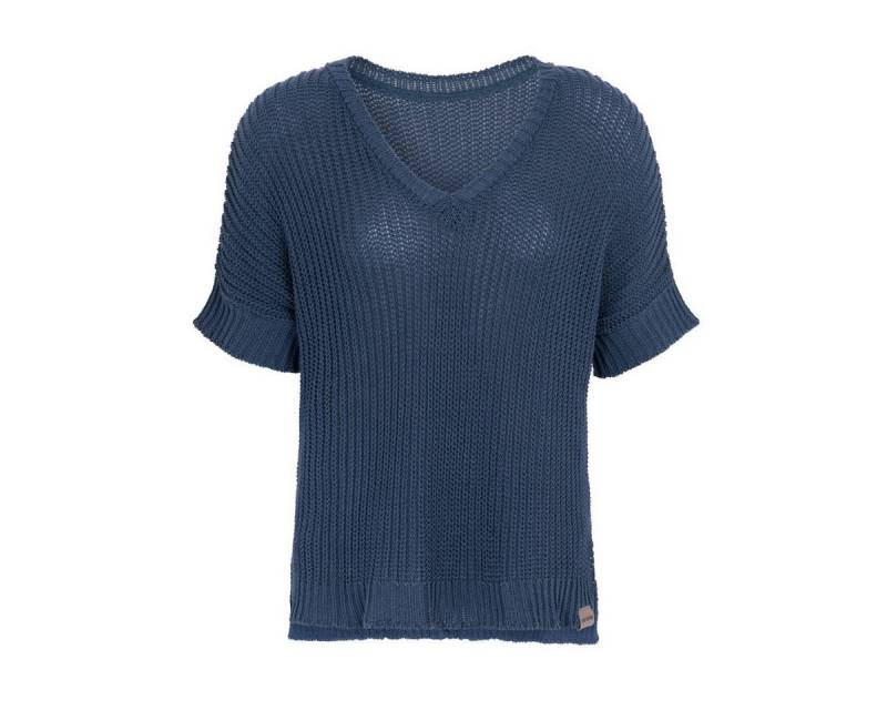 Knit Factory Strickpullover Daisy Strickpullover V-Ausschnitt Jeans 36/44 (1-tlg) von Knit Factory