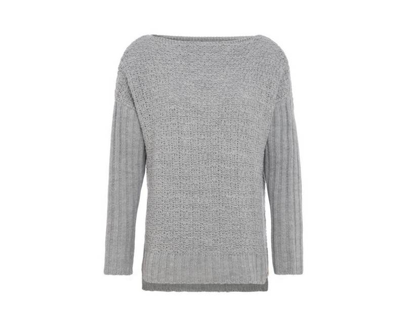 Knit Factory Strickpullover Emily Strickpullover Grau 36/38 (1-tlg) von Knit Factory