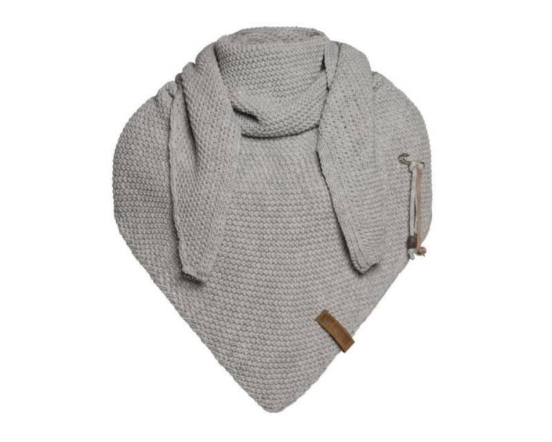 Knit Factory Strickschal Coco Dreiecksschal Iced Clay, (1-St), Schal Halstuch Dreiecksschal Tuch Strickmode von Knit Factory