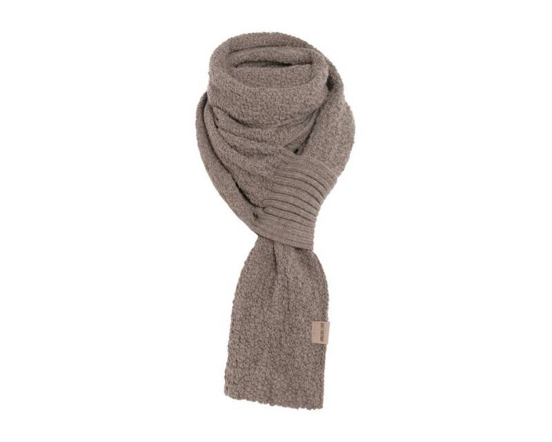 Knit Factory Strickschal Haze Schal Marron, (1-St), Schal Halstuch Dreiecksschal Tuch Strickmode von Knit Factory