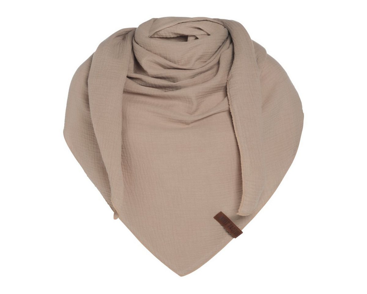 Knit Factory Strickschal Liv Dreieckstuch Leinen 190x85 cm, (Set, 1-St. Spar-Set), Schal Damen Herren set loop tücher schals winter Strick Mode herbst von Knit Factory