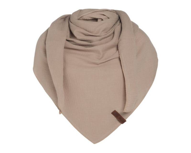 Knit Factory Strickschal Liv Dreieckstuch Leinen 190x85 cm, (Set, 1-St. Spar-Set), Schal Damen Herren set loop tücher schals winter Strick Mode herbst von Knit Factory