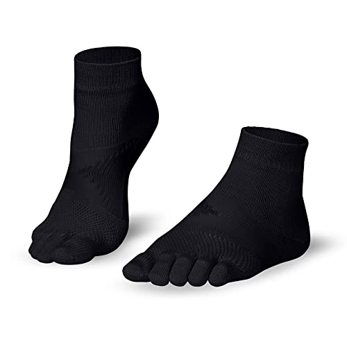 Knitido MTS Tornado ultra-robuste Sport-Zehensocken mit Blasenschutz, Größe:39-42, Farbe:Black (101) von Knitido