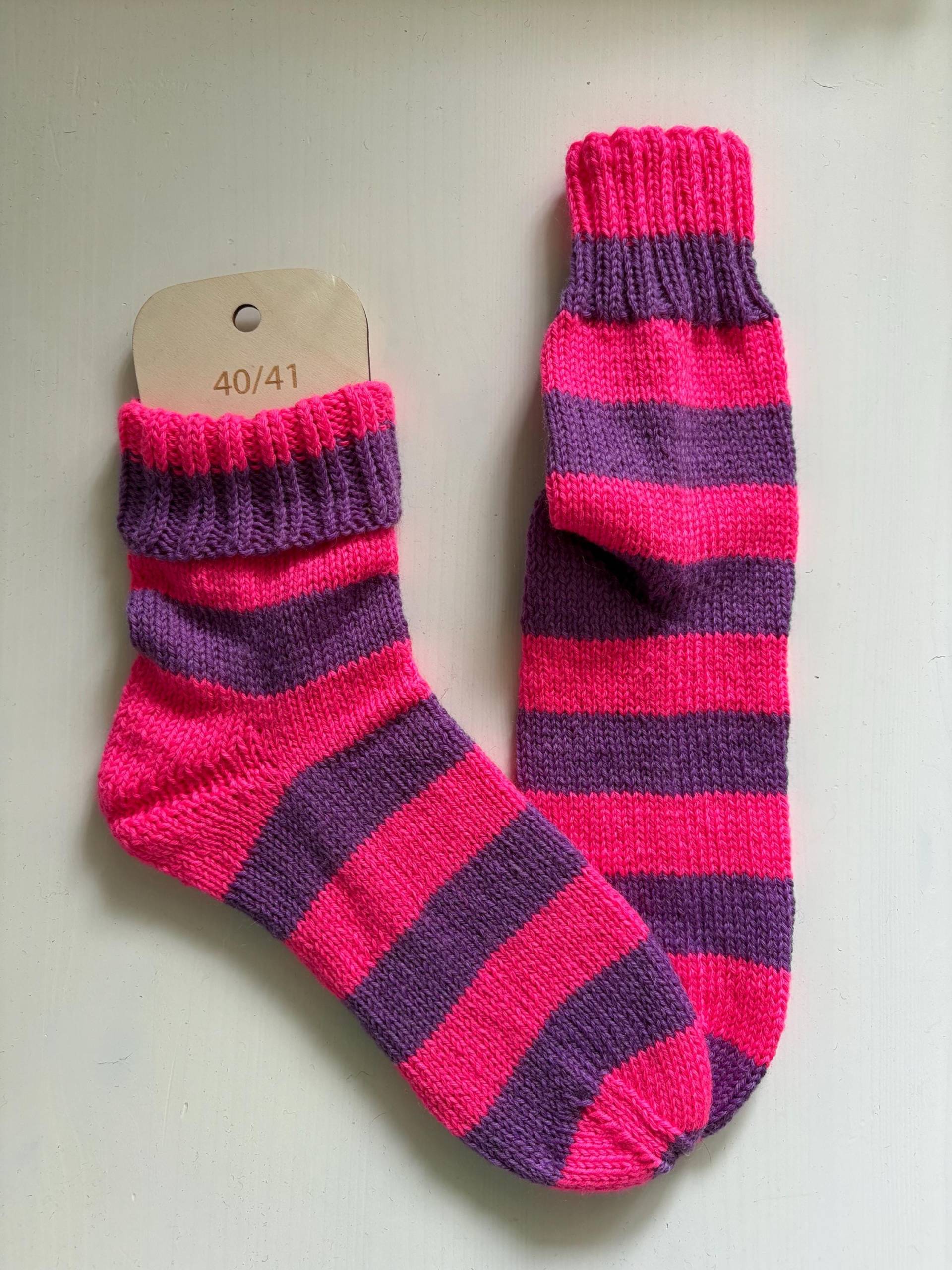 Handgestrickte Socken 6Fach 40/41 Handgestrickte Socken 6Fach 40/41 von KnitsAndPrintsShop