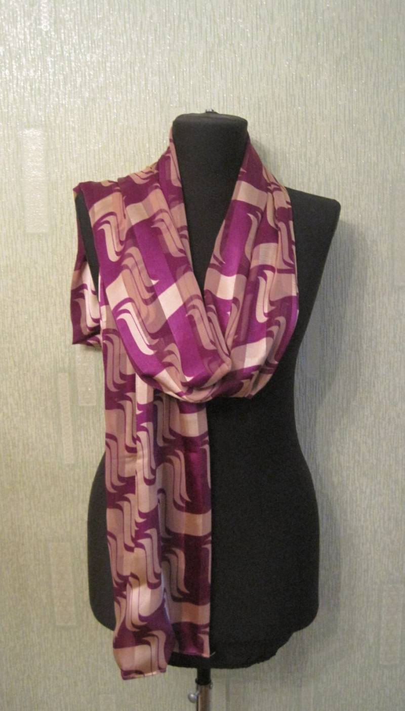 Super Rabatt Original Zickzack Lila Beige 2-Lagiger Handgemachter Schal, Frühlings-, Sommer-, Herbstschal Für Sanfte Damen, Accessoire, Exklusive Super Rabatt Original Zickzack Lila Beige 2-Lagiger Handgemachter Schal, Frühlings-, Sommer-, Herbstschal Für Sanfte Damen, Accessoire, Exklusive von KnittedWarmGifts