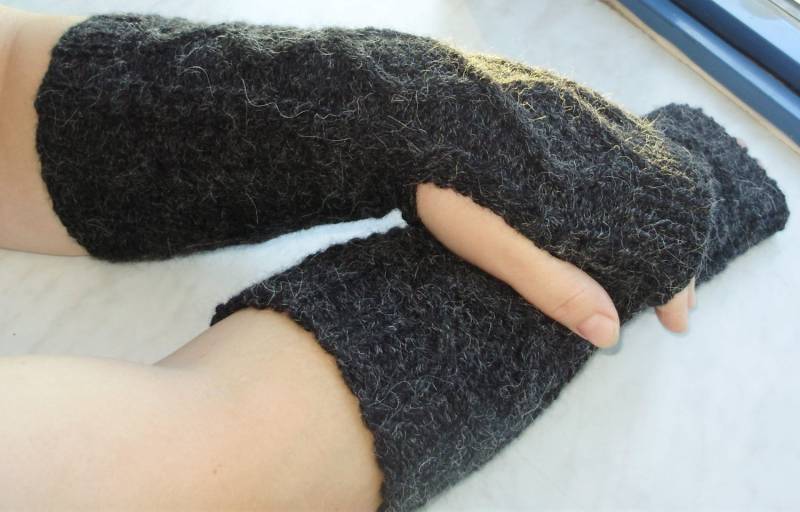 Fingerlose Handschuhe, Gestrickte Handgestrickte Fingerlose Handschuhe, Gestrickte Handgestrickte von KnittingAlexBoutique
