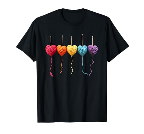 Lustiges Garn Häkeln Stricken Liebhaber Frauen Mädchen Bastler T-Shirt von KnittingCreations Kren