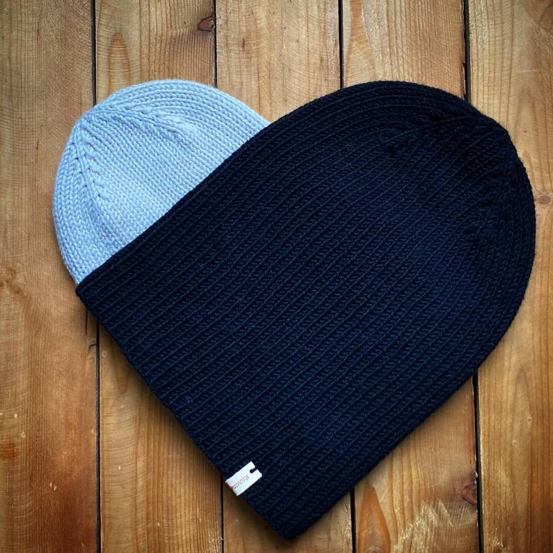 100% Handgemachte Beanie Aus Merinowolle. Wintermütze Für Kinder Und Erwachsene von KnittingStoriesCa