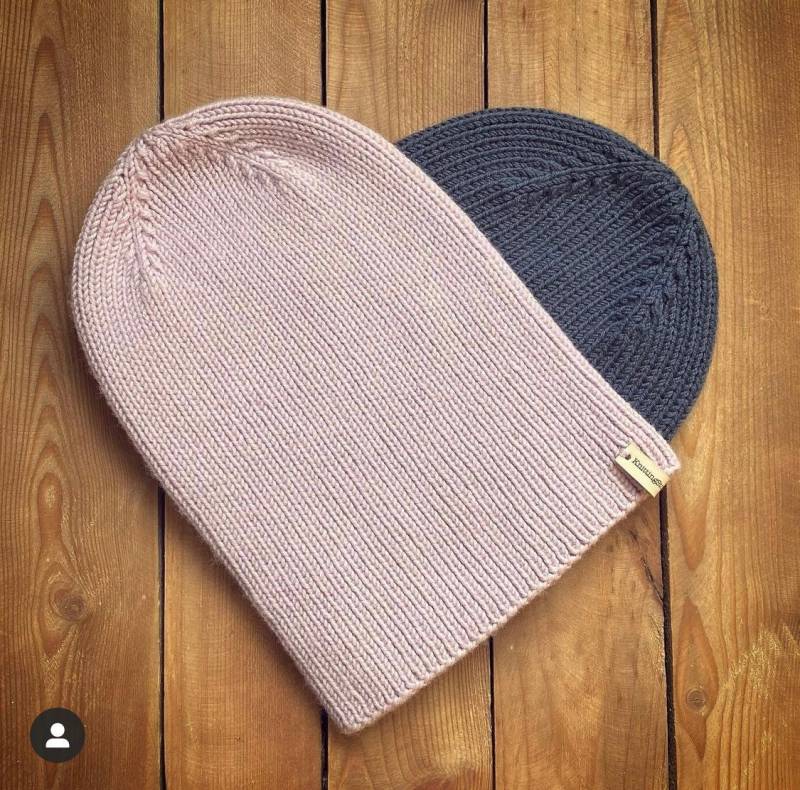 Handgemachte Gestrickte 100 % Merinowolle Beanie. Verschiedene Farben Und Größen Sind Vorhanden von KnittingStoriesCa