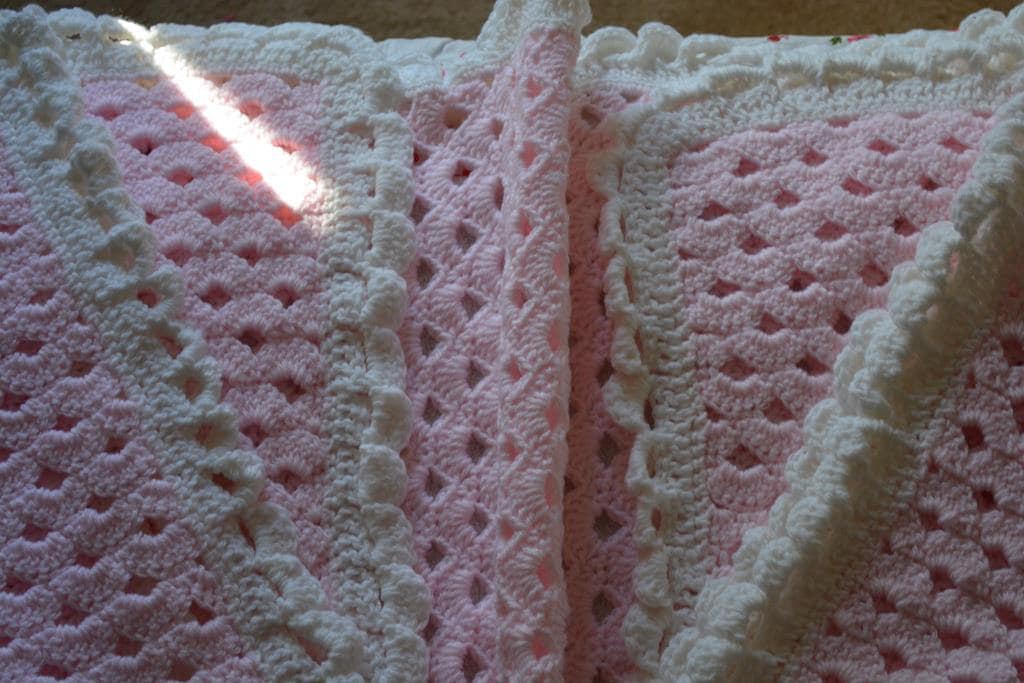 Fischnetz _ Rechteckige Decke von KnittyMani