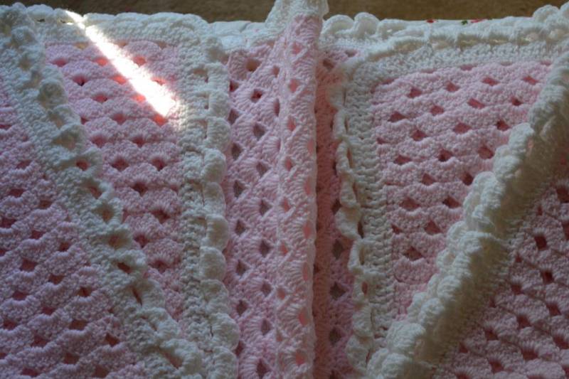 Fischnetz _ Rechteckige Decke Fischnetz _ Rechteckige Decke von KnittyMani