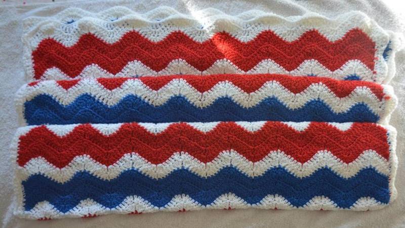 Willkommen Usa _ Rechteckige Decke Willkommen Usa _ Rechteckige Decke von KnittyMani