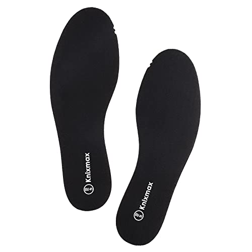 Knixmax Memory Foam Einlegesohlen Dünn Weich Schuheinlagen Komfort Einlagen Schuhsohlen Sohlen für Schuhe Damen Grau 37.5 EU von Knixmax