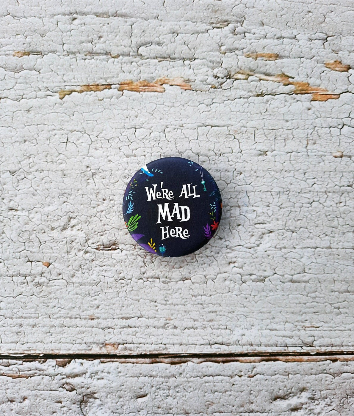 Alice Im Wunderland Button | Märchen Badge Buchzubehör Geschenk Für Leser Bücher von KnjizicicaBookish